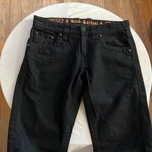 Rock Revival men’s black jeans size 32/32